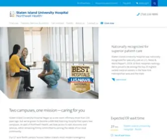 Siuh.edu(Staten Island University Hospital) Screenshot