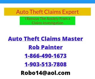 Siuinvestigationexpert.com(Auto Theft Claims Master SIU Investigation) Screenshot