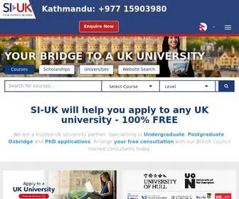 Siuk-Nepal.com(Study at a UK university. SI) Screenshot