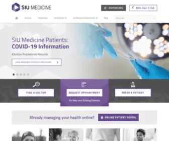 Siumed.org(SIU Medicine Home) Screenshot