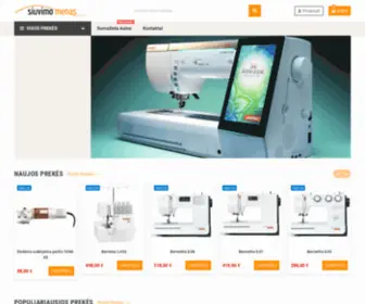 Siuvimomenas.lt(Parduotuv? sukurta naudojant PrestaShop) Screenshot