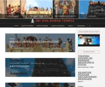 Sivadurga.com(Sri Siva Durga Temple) Screenshot