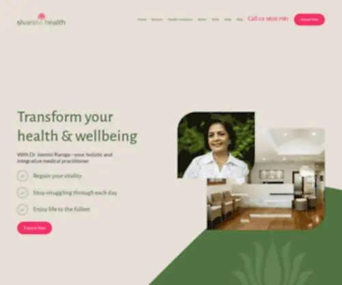 Sivannahealth.com.au(Dr Jaimini Raniga) Screenshot