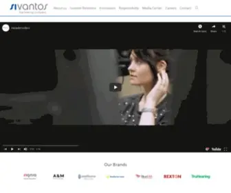 Sivantos.com(Sivantos Group) Screenshot