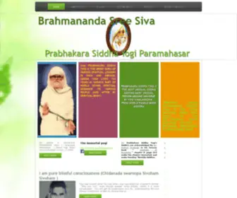 Sivaprabhakarasiddhayogi.org(Prabhakara Siddha Yogi) Screenshot