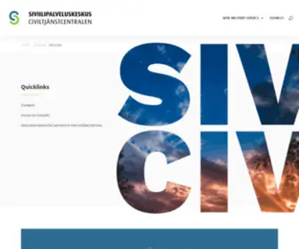 Sivarikeskus.fi(Tietoa siviilipalveluksesta) Screenshot