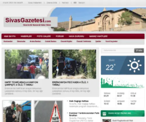 Sivasgazetesi.com(Sivas Gazetesi) Screenshot