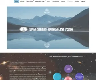 Sivasiddhikundaliniyoga.org(Sivasiddhikundaliniyoga) Screenshot