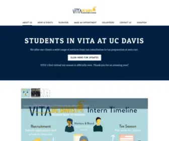 Sivdavis.org(Students in VITA at UC Davis) Screenshot