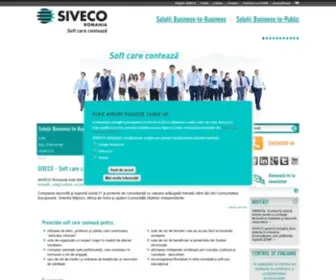 Siveco.ro(SIVECO Soft care conteaz) Screenshot