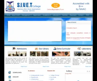 Sivetcollege.com(sivetcollege) Screenshot