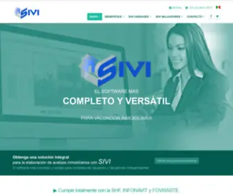 Sivi.com.mx(Sistema de valuación inmobiliaria) Screenshot