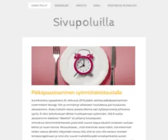 Sivupoluilla.fi(Sivupoluilla) Screenshot