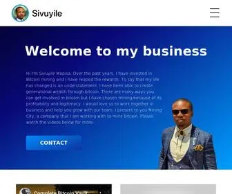 Sivuyilemapisa.com(Get started with Bitcoin Vault which) Screenshot