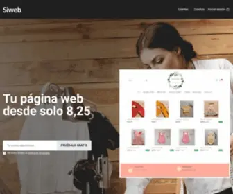 Siweb.es(La nueva forma de crear páginas web) Screenshot