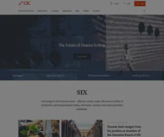 Six-Group.com(The Future of Finance Is Now) Screenshot