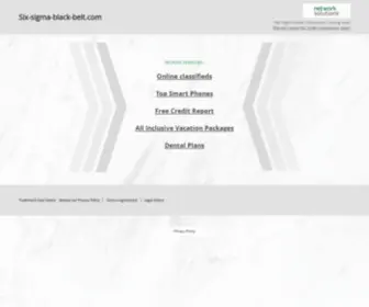 Six-Sigma-Black-Belt.com(Six Sigma Black Belt) Screenshot
