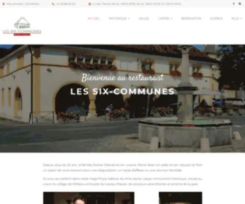 Sixcommunes.ch(Les Six) Screenshot