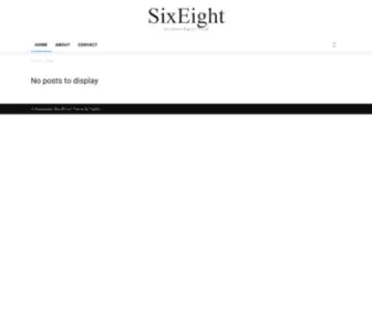 Sixeight.in(Just Eat Food) Screenshot