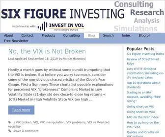 Sixfigureinvesting.com(Six Figure Investing) Screenshot