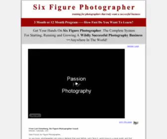 Sixfigurephotographer.com(Six Figure Photographer) Screenshot