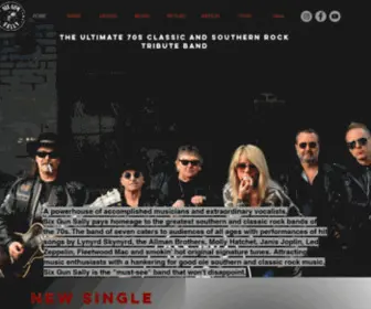 Sixgunsallyband.com(Sixgunsally) Screenshot