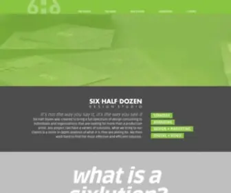 Sixhalfdozen.com(Graphic and Web Design in Alexandria VA) Screenshot