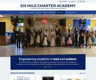 Sixmilecharter.org(Six Mile Charter Academy) Screenshot