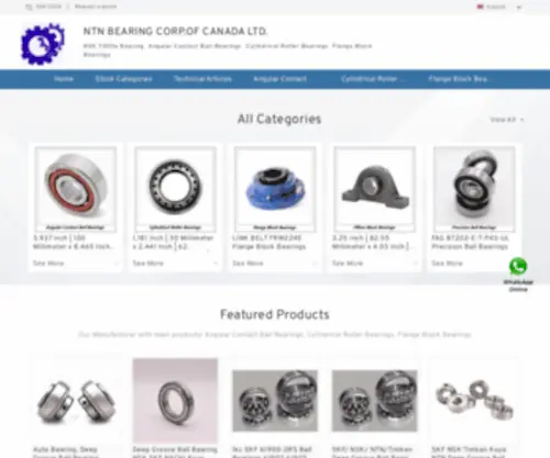 Sixmilliards.com(NTN Angular Contact Ball Bearings CORP.OF CANADA LTD) Screenshot