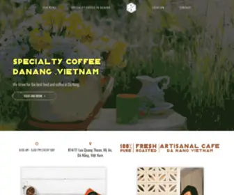 Sixonsix.net(Specialty 100% arabica coffee on the eastside of Danang) Screenshot