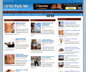 Sixpackabssite.com(The secret weapon for developing the musculature of the abdominal wall) Screenshot