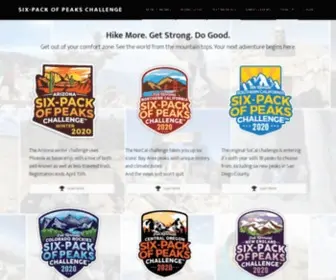 Sixpackofpeaks.com(The Six) Screenshot