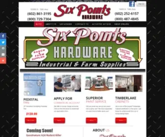 Sixpointshardware.com(Six Points Ace Hardware in Phoenix Arizona) Screenshot