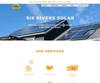 Sixriverssolar.com(Six Rivers Solar) Screenshot