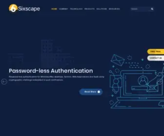 Sixscape.com(Cryptographic Identity & Authentication) Screenshot