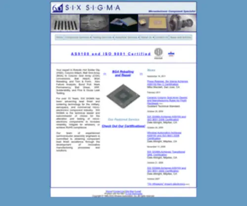 Sixsigmaservices.com(Six Sigma) Screenshot