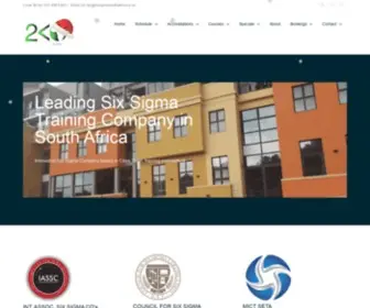 Sixsigmasouthafrica.co.za(Six Sigma Courses South Africa Training Certification Johannesburg Jhb) Screenshot
