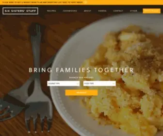 Sixsistersstuff.com(Six Sisters' Stuff · Family Recipes) Screenshot