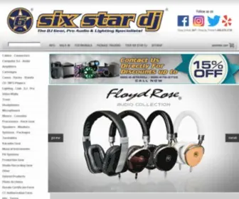 Sixstardj.com(SIX STAR PRO SOUND & LIGHTING) Screenshot