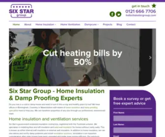 Sixstargroup.com(Home Insulation) Screenshot