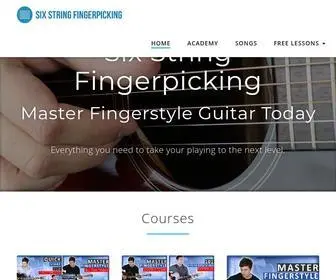 Sixstringfingerpicking.com(Master Fingerstyle Songs to Learn Online Today) Screenshot