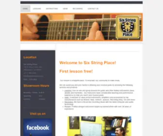 Sixstringplace.com(Six String Place) Screenshot