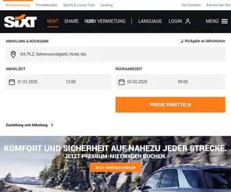 Sixt.ch(Sixt Autovermietung) Screenshot