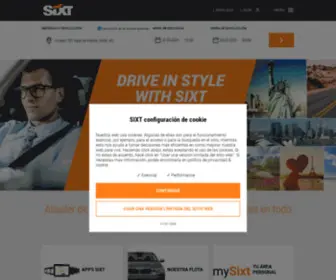 Sixt.com.pa(SIXT alquiler de autos) Screenshot