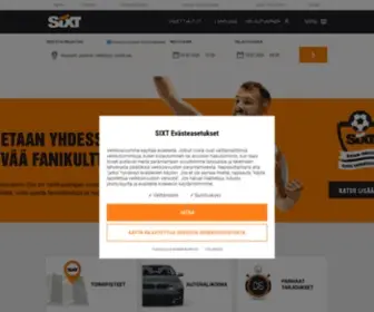 Sixt.fi(Sixt autovuokraamo) Screenshot