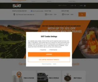 Sixt.ie(Car hire Ireland) Screenshot