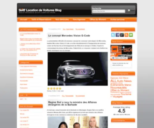 Sixtblog.ma(Sixt Location de Voitures Blog Maroc) Screenshot