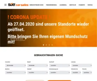 Sixtcarsales.de(Sixt Car Sales Gebrauchtwagen kaufen) Screenshot