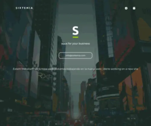 Sixtemia.com(An impressive and flawless site template) Screenshot