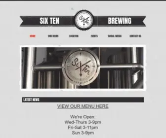 Sixtenbrewing.com(Six Ten Brewing) Screenshot